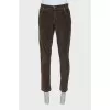 Men's slim fit corduroy trousers