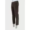 Men's slim fit corduroy trousers