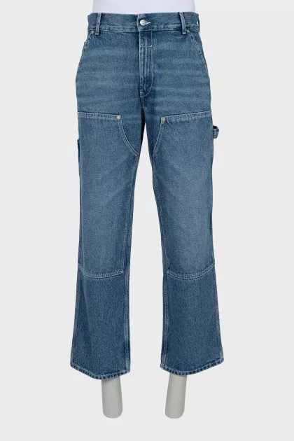 Straight jeans blue with tag