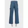 Straight jeans blue with tag
