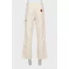 Wide leg jeans with tag