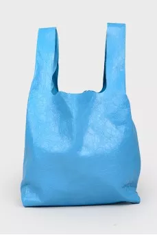 Синяя сумка шоппер