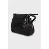 Embossed leather bag