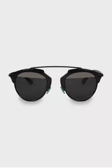 Browline sunglasses in black frame