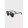 Browline sunglasses in black frame