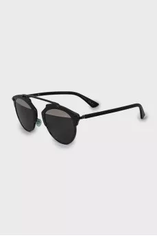 Browline sunglasses in black frame