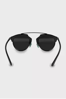 Browline sunglasses in black frame
