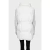 White fitted vest