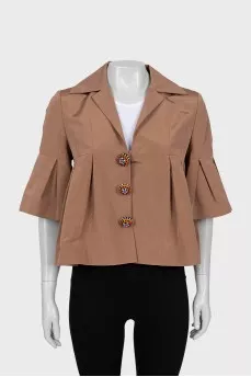 Vintage jacket with accent buttons