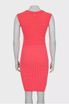 Bodycon dress with a round neckline