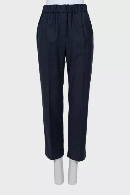 Tapered drawstring trousers
