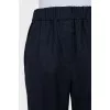 Tapered drawstring trousers
