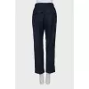 Tapered drawstring trousers