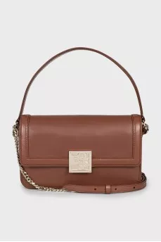 Brown leather bag
