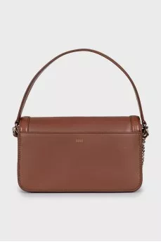 Brown leather bag