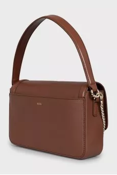Brown leather bag