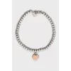 Silver beaded bracelet