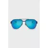 Blue aviator sunglasses