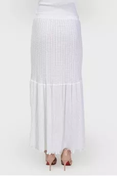 Knitwear skirt-maxi with tag