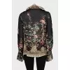 Blouse with beaded buttons