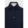 Square button shirt