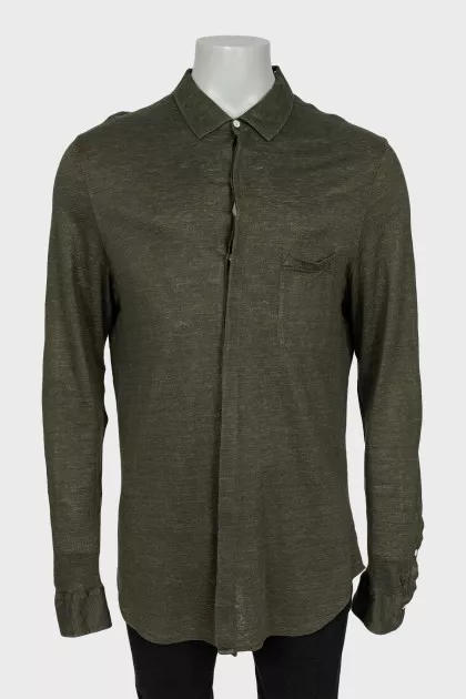 Men's green shirt