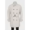 Men's cloak with belt