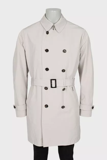 Men's cloak with belt