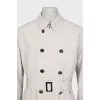 Men's cloak with belt