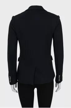Jacket with signature embroidery