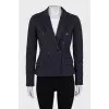 Jacket with button fastening