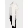 White one shoulder blouse