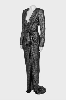 Fitted maxi dress