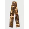 Silk twilly in signature print
