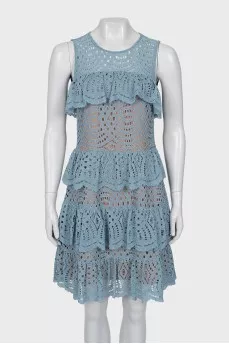 Lace dress with lining