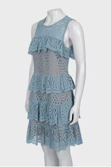 Lace dress with lining