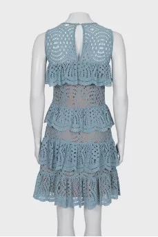 Lace dress with lining