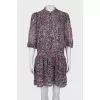Dress decorated with sequins