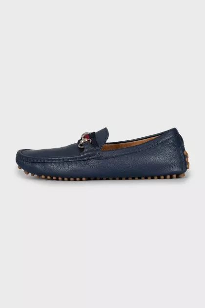 Men's blue loafers