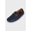 Men's blue loafers