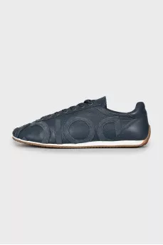 Мужские кеды из кожи 