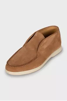 Brown suede shoes