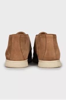 Brown suede shoes