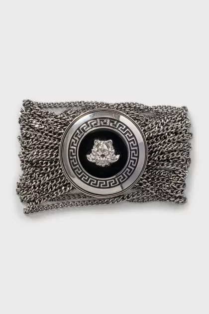 Bracelet with chains and brand logo