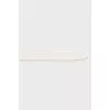 White leather belt with signature buckle