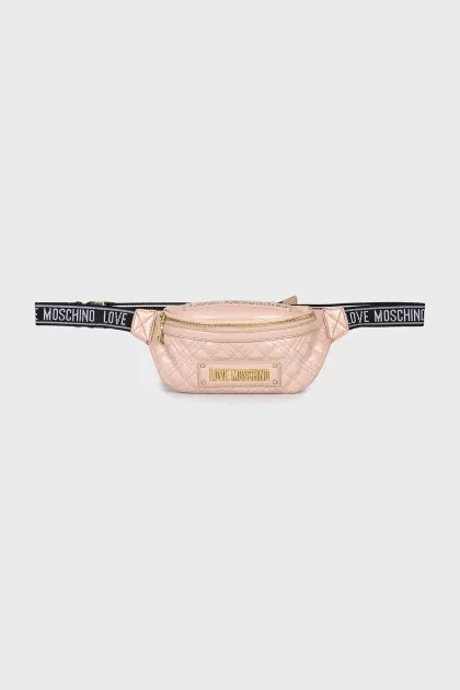 Belt bag with brand logo