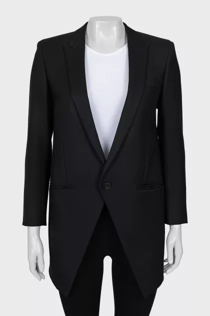 Black button down jacket