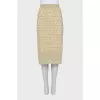 Straight skirt with lining