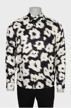 Men's black and white shirt with tag