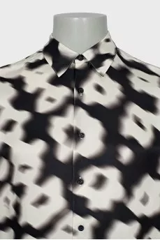 Men's black and white shirt with tag